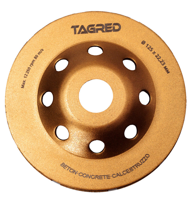 Turbolamellslipskiva i diamant 125 mm