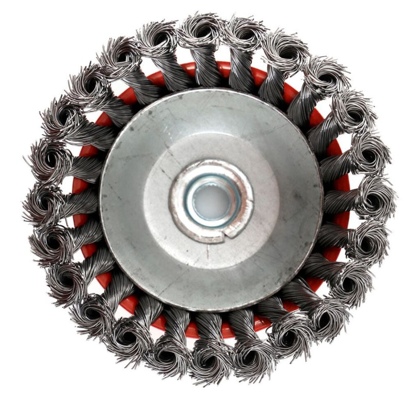 Koppstålborste M14 125 mm