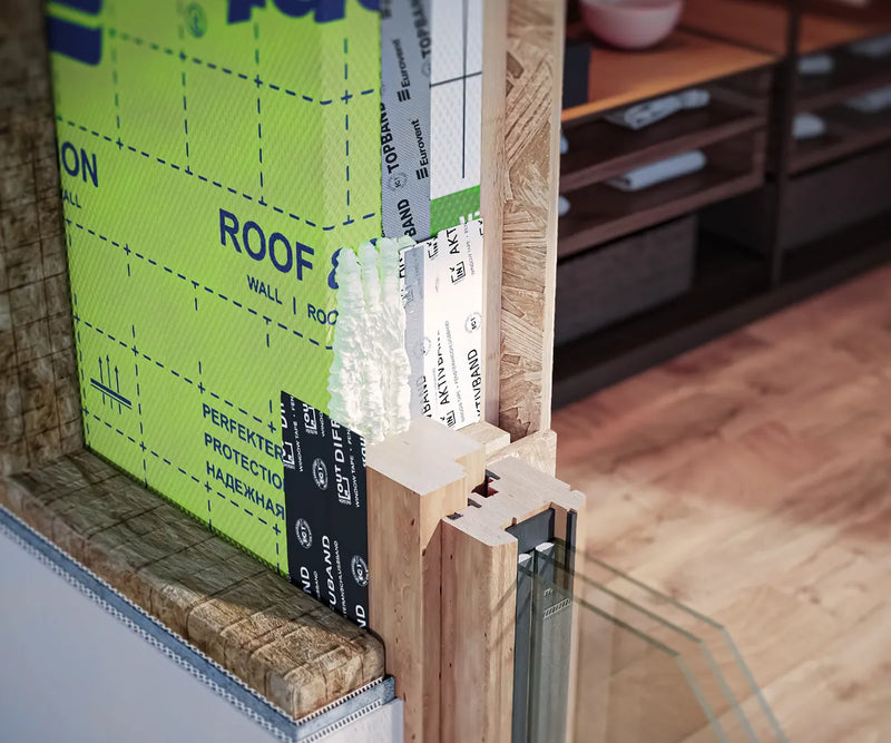 Fönstertätningstejp 100mm×25m Diffuband